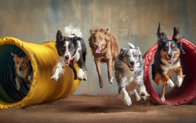 Showcasing the diversity of agility dogs