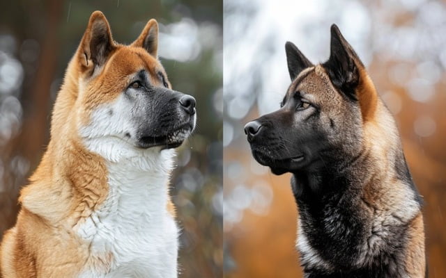 American Akita and Japanese Akita their breed differences are intuitive
