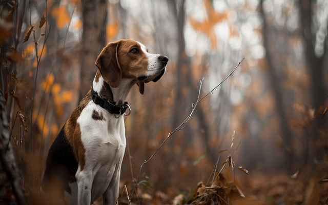 A Treeing Walker Coonhound