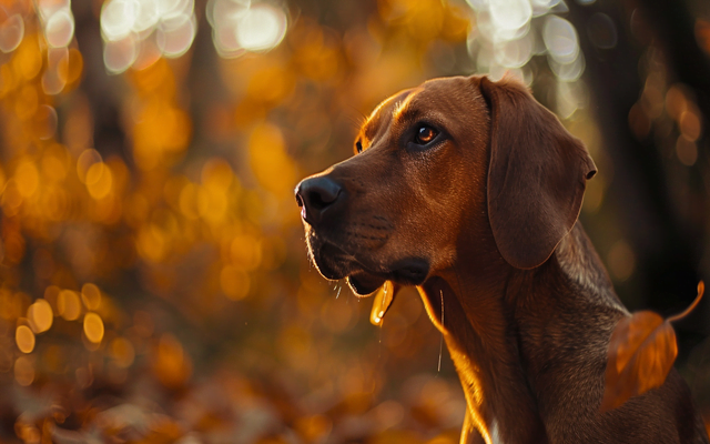 A Redbone Coonhound