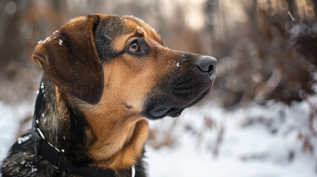 German Shepherd Bloodhound Mix- Your Active Adventure Buddy