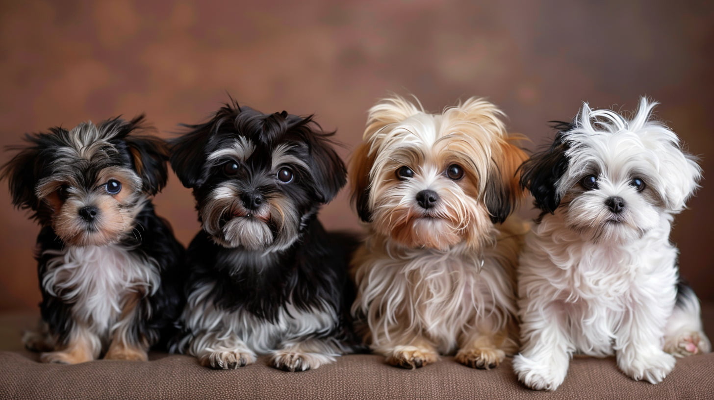 Hypoallergenic dog breeds - Bichon Frise, Maltese, Shih Tzu, Yorkshire Terrier
