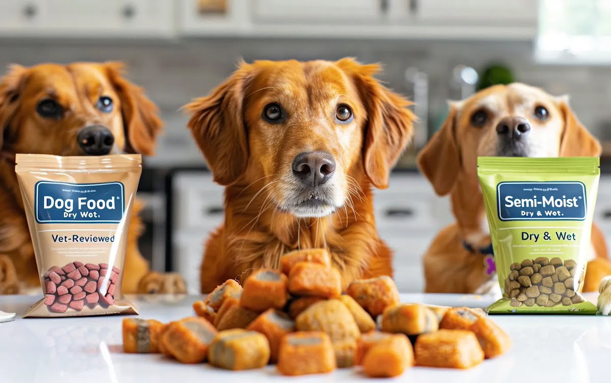Semi-Moist Dog Food vs Dry & Wet- Vet-Reviewed Pros & Cons