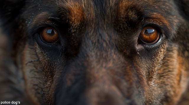 A-powerful-close-up-of-a-police-dogs-face