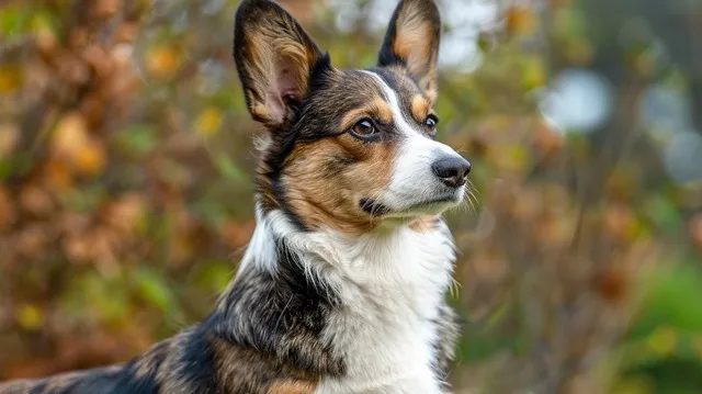 Illustration: Cardigan Welsh Corgi with expressive eyes