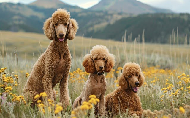 Standard Poodle family