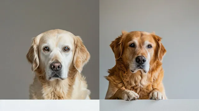 The contrast between a healthy dog and a dog suffering from chronic inflammation