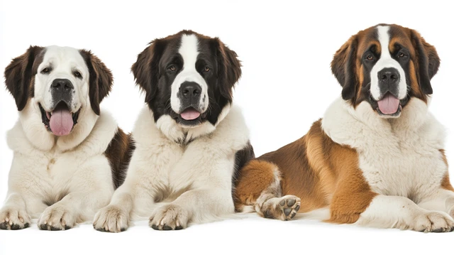 Regular grooming is essential for Saint Bernards to maintain their thick, protective coats