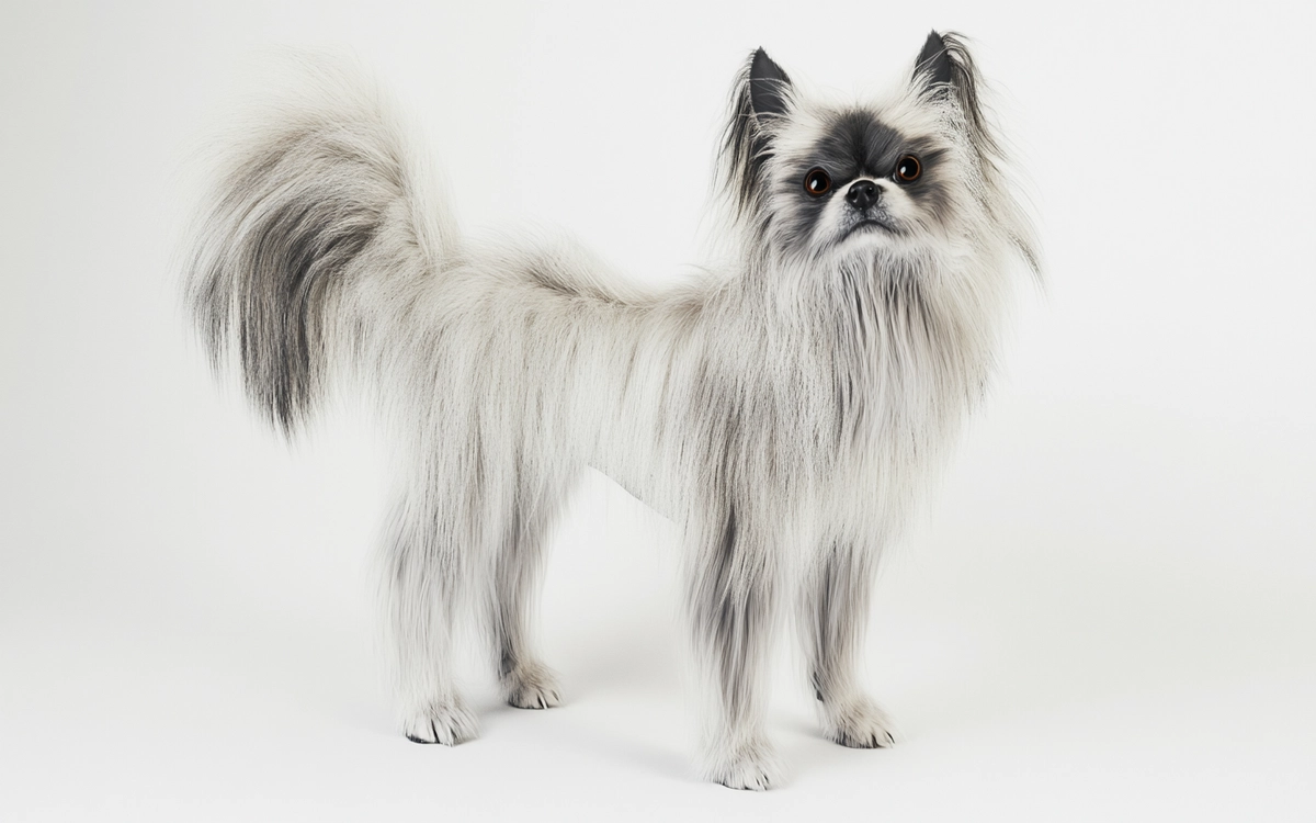 an image of a Mi-Ki dog to showcase their appearance