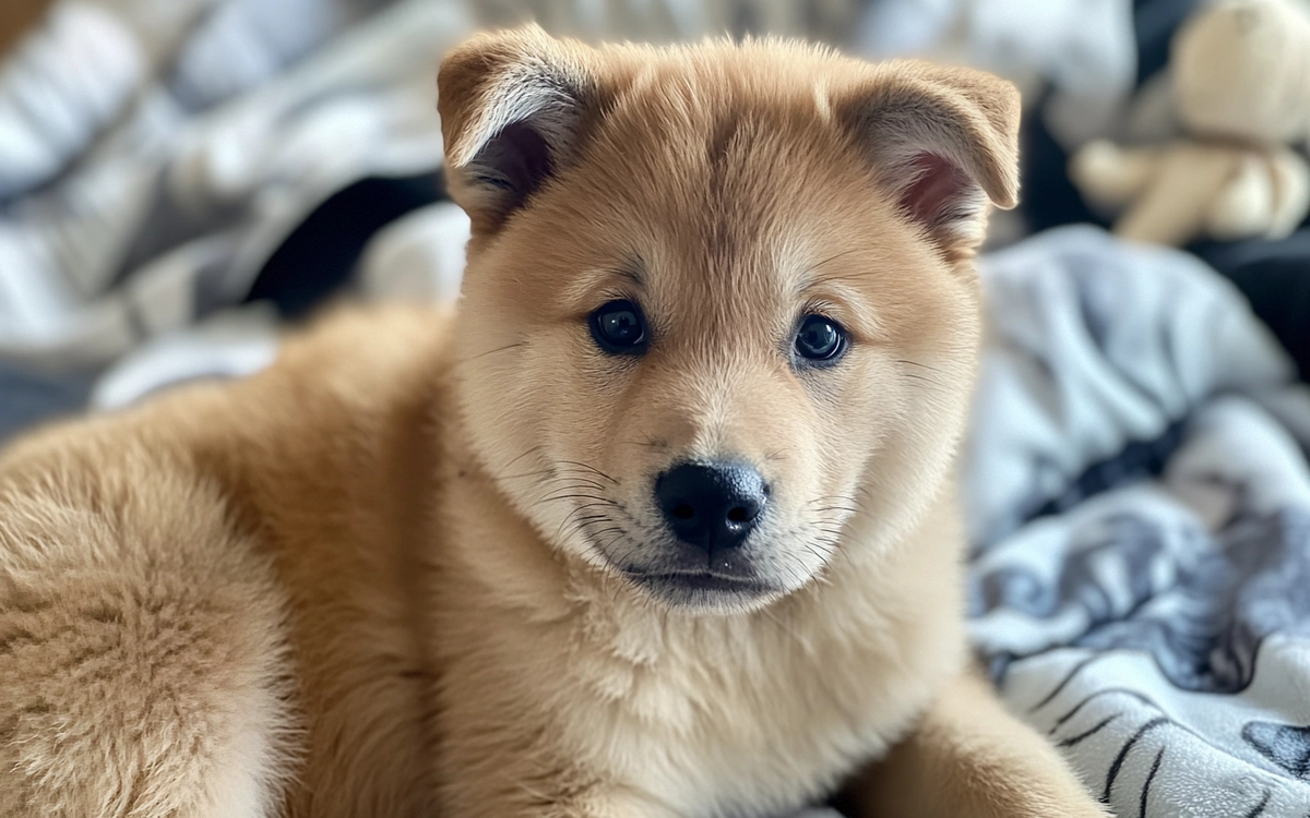 An image of an Akita Chow mix available for adoption