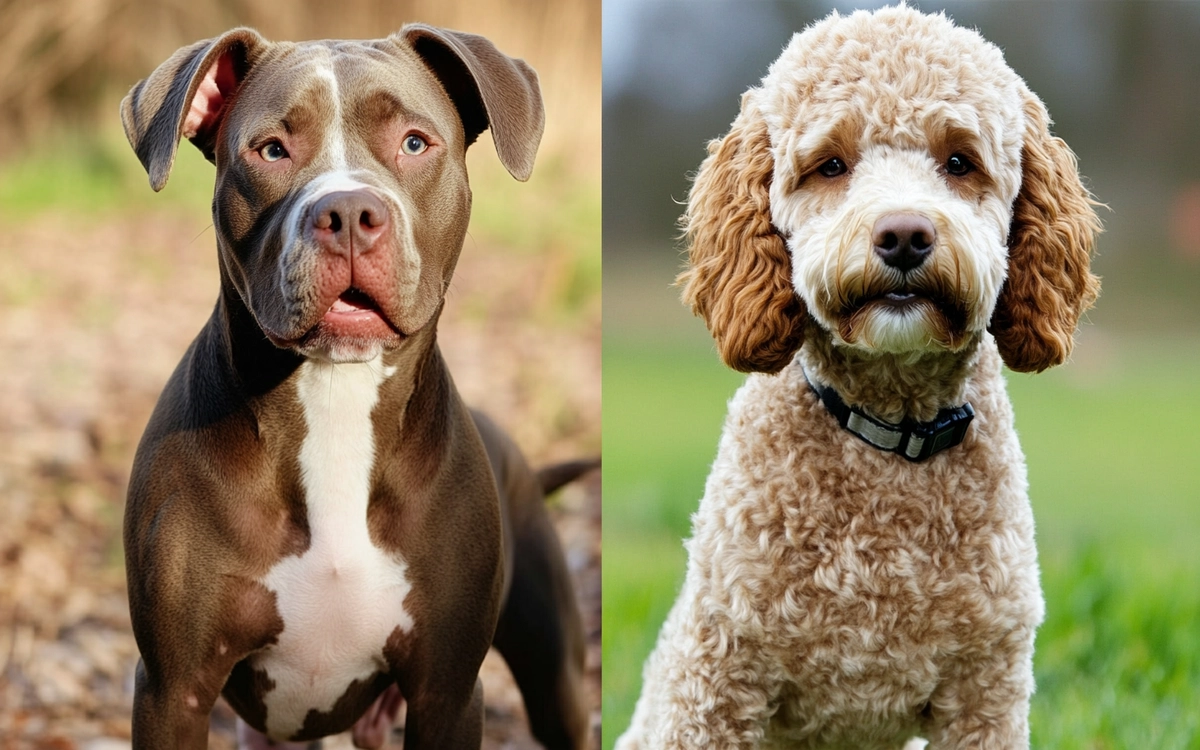 labradoodle pitbull mix dog breeds